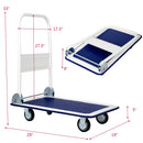 330 lbs Platform Cart Dolly Foldable Warehouse Push Hand Truck by LJGDeals