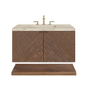James Martin Marcello 36" Floating Single Bathroom Vanity, Chestnut
