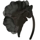 6 Inch Flower Satin Covered Headband