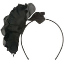 6 Inch Flower Satin Covered Headband