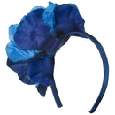 6 Inch Flower Satin Covered Headband