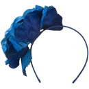 6 Inch Flower Satin Covered Headband