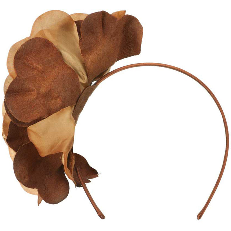 6 Inch Flower Satin Covered Headband