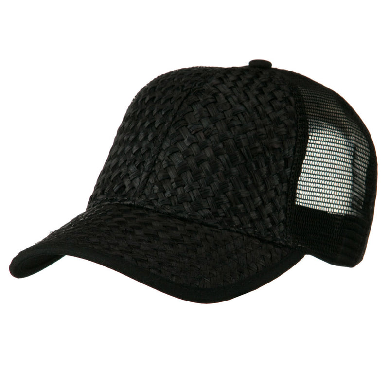 Straw Trucker Cap