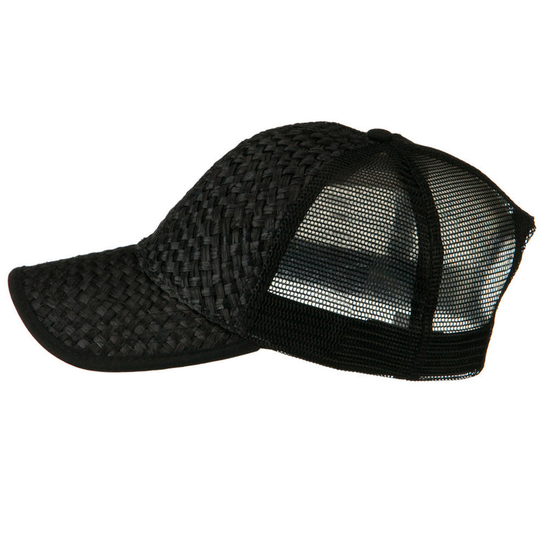 Straw Trucker Cap