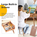 Tripod Folding French Wooden Easel with Sketch Box by LJGDeals