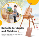 Tripod Folding French Wooden Easel with Sketch Box by LJGDeals