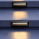 STA04 3+3W 3CCT 3000K/4000K/5000K 12V Low Voltage Cast Aluminum Rectangular Surface Mount LED Step or Deck Light by Kings Outdoor Lighting