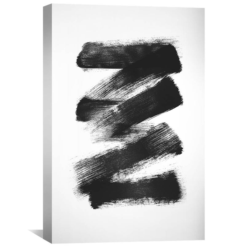 Stacked Faded Strokes Canvas