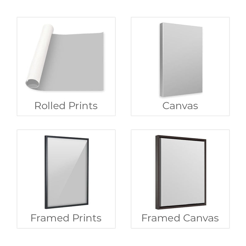 Stacked Irregular Shapes Canvas