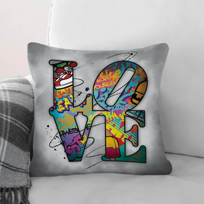 Stacked Love Cushion