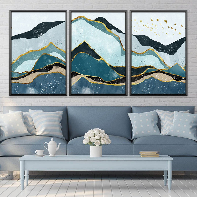 Stacking Mountains Canvas