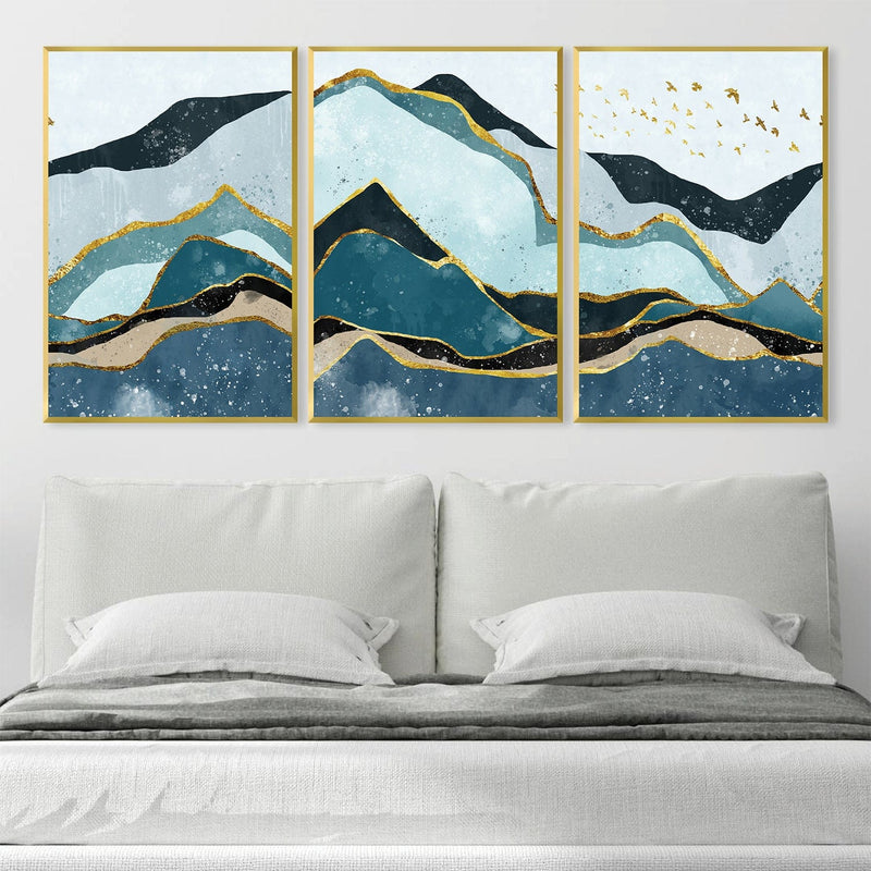 Stacking Mountains Canvas