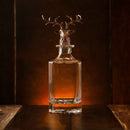 Gold Stag Deer Decanter by Jersey Art Glass