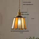 GobekUsa Cube LED Pendant Lamp Walnut Wood Glass Hanging Lights for Restaurant and Bedroom
