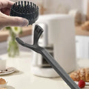 Stainless steel adjustable coffee maker brush kitchen cleaning tool by Decorbites