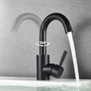 GobekUsa 304 Stainless Steel Rotating Bathroom Sink Faucet