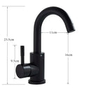 GobekUsa 304 Stainless Steel Rotating Bathroom Sink Faucet