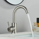 GobekUsa 304 Stainless Steel Rotating Bathroom Sink Faucet
