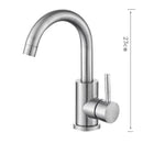 GobekUsa 304 Stainless Steel Rotating Bathroom Sink Faucet