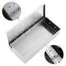 Stainless steel bbq smoker box – kitchen wood chips infuser by Decorbites