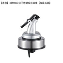 Stainless steel bottle cap stopper with colored handle kitchen nozzle by Decorbites
