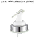 Stainless steel bottle cap stopper with colored handle kitchen nozzle by Decorbites