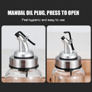 Stainless steel bottle cap stopper with colored handle kitchen nozzle by Decorbites
