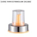 Stainless steel bottle cap stopper with colored handle kitchen nozzle by Decorbites