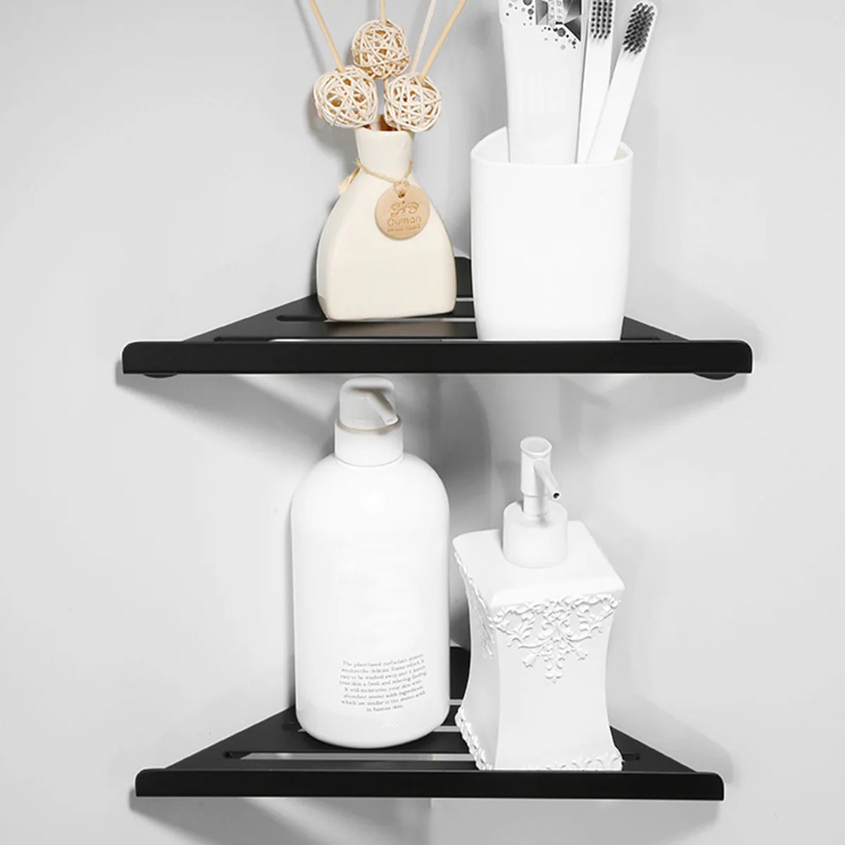 Stainless Steel Corner Shower Shelf Organizer