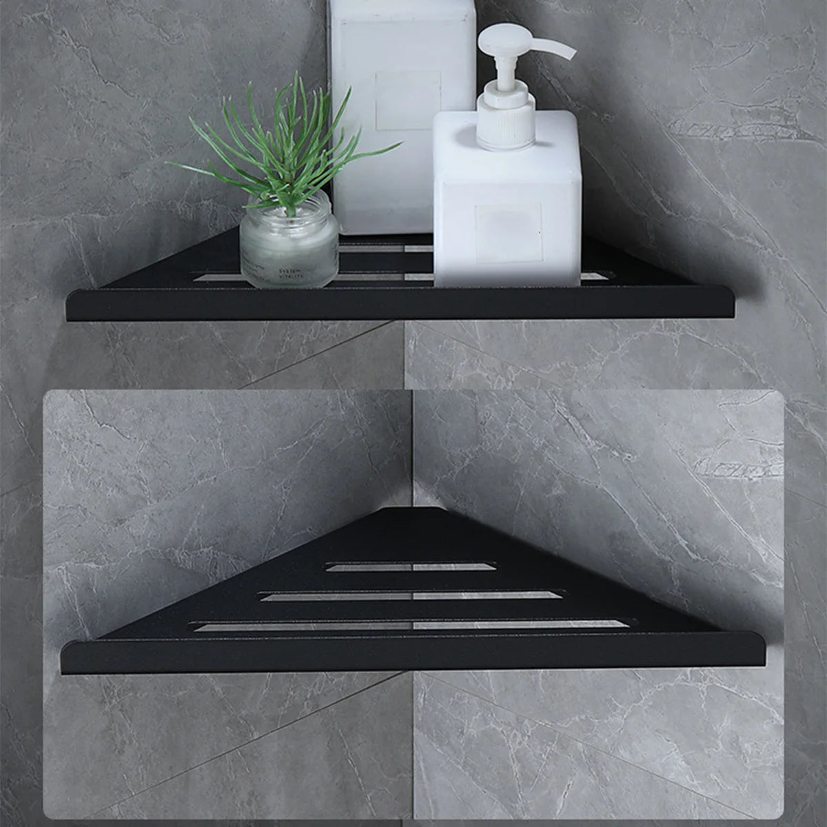 Stainless Steel Corner Shower Shelf Organizer