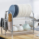 GobekUsa 3-Tier Kitchen Drying Rack & Dish Organizer Shelf with Drain Board