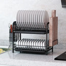 GobekUsa 3-Tier Kitchen Drying Rack & Dish Organizer Shelf with Drain Board