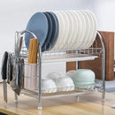 GobekUsa 3-Tier Kitchen Drying Rack & Dish Organizer Shelf with Drain Board