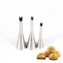 Stainless steel dessert puff cream nozzle set for kitchen baking by Decorbites