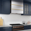 Akicon 30" Stainless Steel Wall Mount Range Hood with 600 CFM Vent Hood - AK-HS30HC