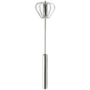 Stainless steel hand pressure egg beater kitchen whisk mixer by Decorbites