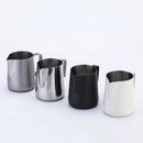 Stainless steel milk frothing jug with measurements kitchen pitcher by Decorbites