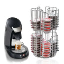 GobekUsa Coffee Capsules Organizer Stand for 64 Pods