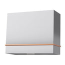 Akicon 36" Stainless Steel Range Hood with 600 CFM Insert & 6-Burner Gas Range Combo – Powerful Ventilation, Convection Oven, Multiple Finishes