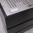 Akicon 30" Stainless Steel Wall Mount Range Hood, 3 Stacks Kitchen Hood with 600 CFM Vent Motor- AK-HS30L