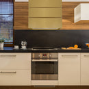Akicon 30" Stainless Steel Wall Mount Range Hood, 3 Stacks Kitchen Hood with 600 CFM Vent Motor- AK-HS30L