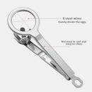 Stainless steel wire egg cutter – kitchen slicing tool by Decorbites