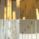 Stalactite Waterfall Linear Alabaster Chandelier