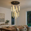 Stalactite Waterfall Linear Alabaster Chandelier