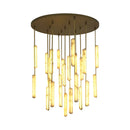 Stalactite Waterfall Linear Alabaster Chandelier