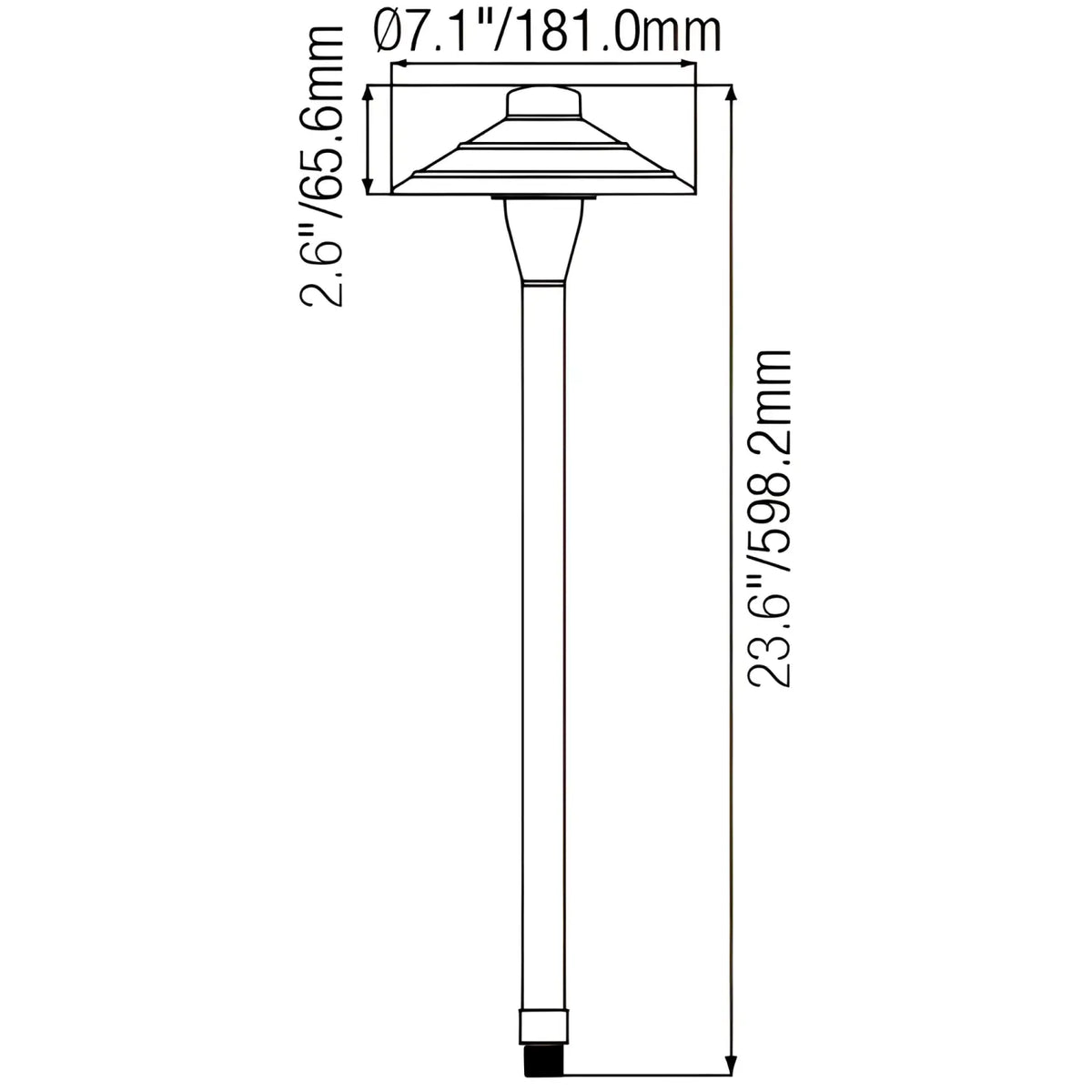 Standard Aluminum G4 Pathway Light for Stylish & Outdoor Illumination, photo 2 of 8