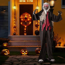 8.2 FT Standing Animatronic Werewolf with Howling Sounds Red Flashing Eyes and Poseable Arms by LJGDeals