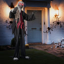 8.2 FT Standing Animatronic Werewolf with Howling Sounds Red Flashing Eyes and Poseable Arms by LJGDeals