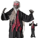 8.2 FT Standing Animatronic Werewolf with Howling Sounds Red Flashing Eyes and Poseable Arms by LJGDeals